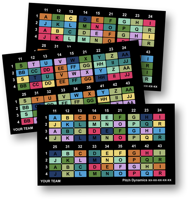 Sample pitch cards
